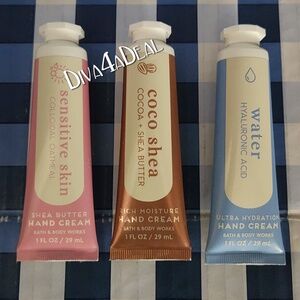3x Bath & Body WELLNESS Variety 1oz Mini Hand Creams